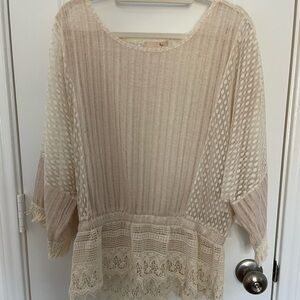 Sheer Top with beautiful detail